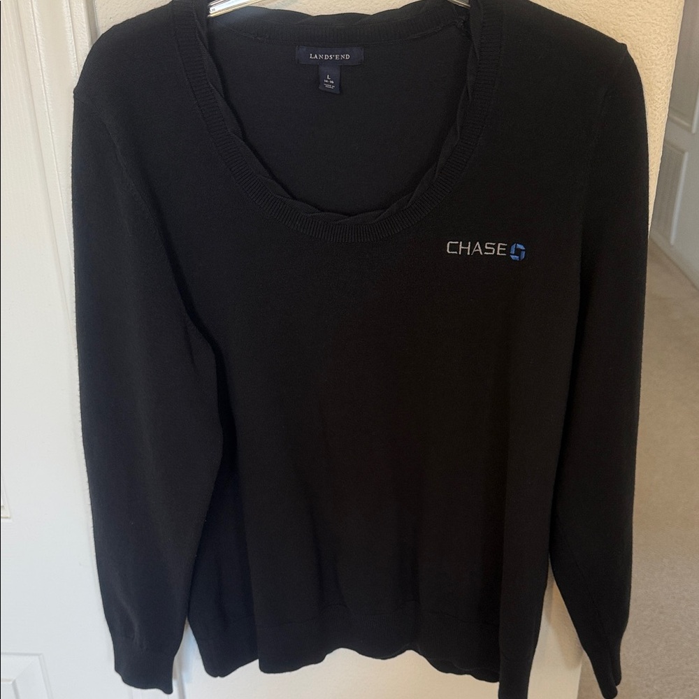Lands end Chase Black Sweater